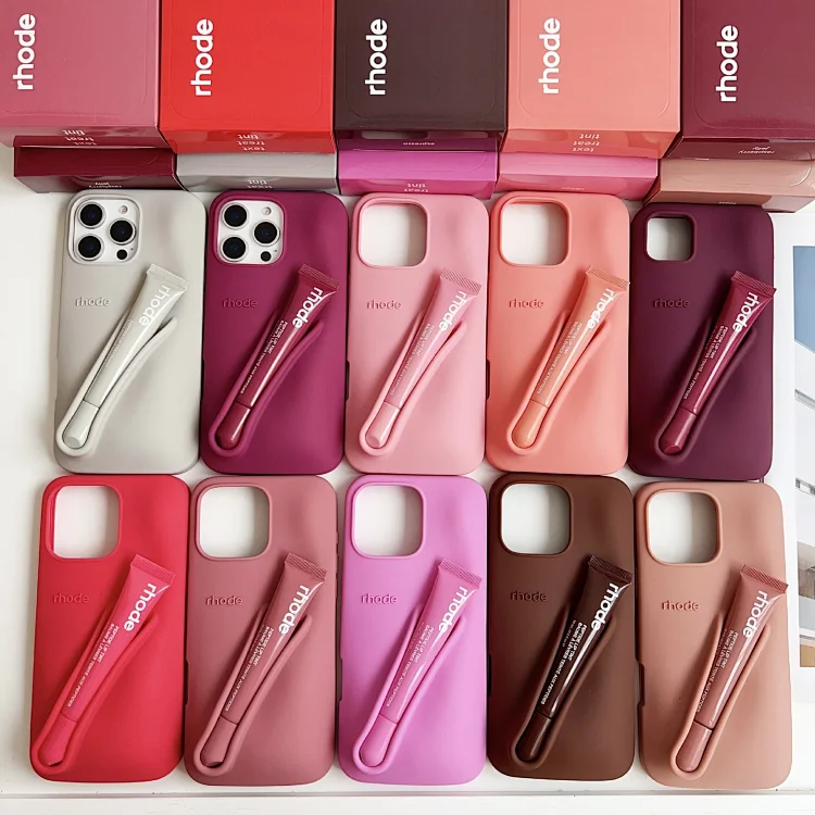 Apple lipstick phone case