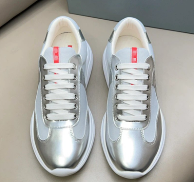 Prada Silver Sneaker