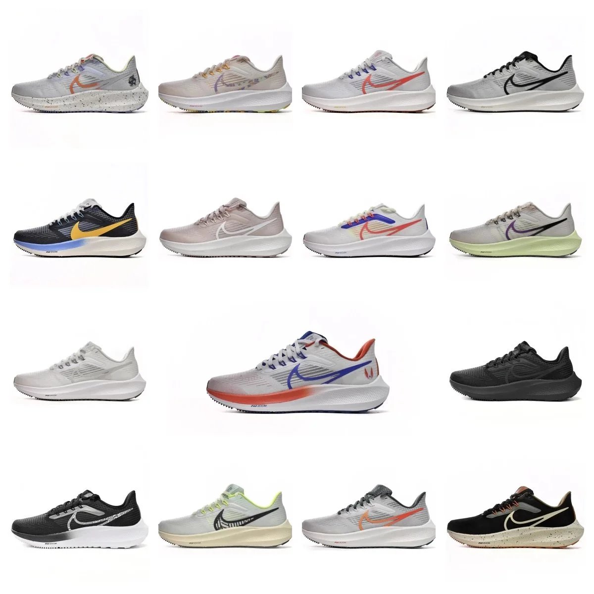 Nike Running Shoes Multi-Color Collection