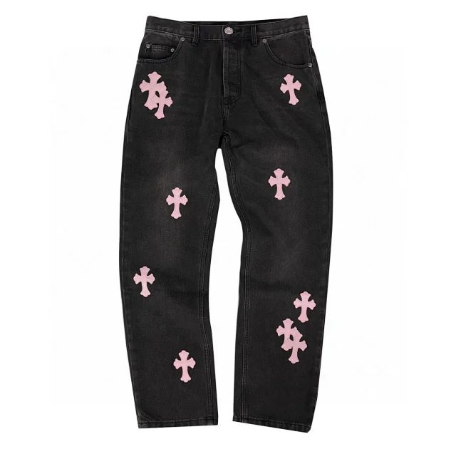 Black Cross Jeans