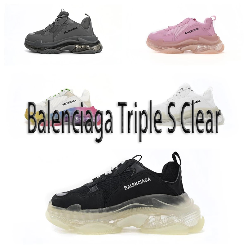 Balenciaga Triple S Clear Sneakers