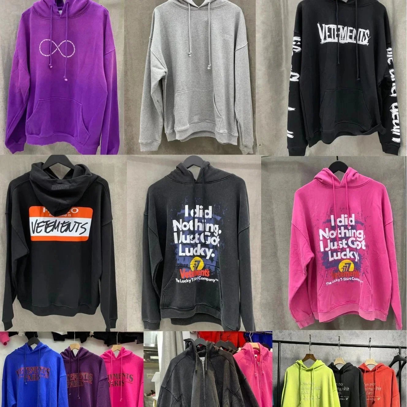 Vetements Colorful H