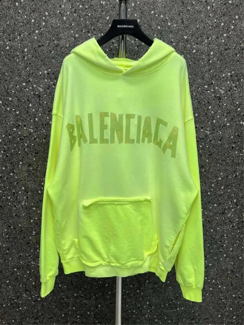 Balenciaga Neon Yellow Hoodie