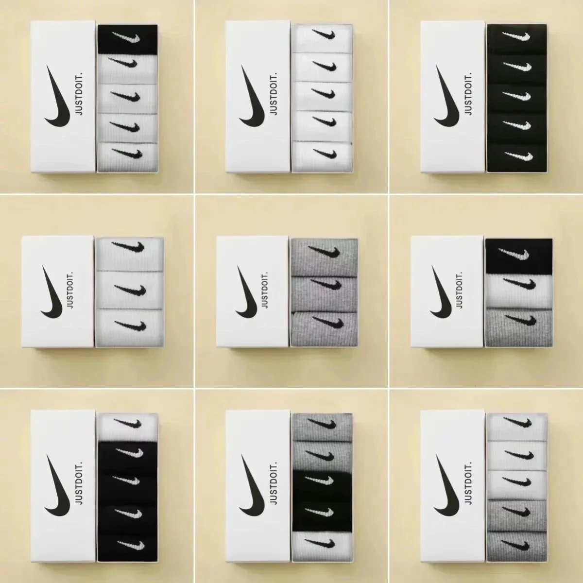 Nike Black and White