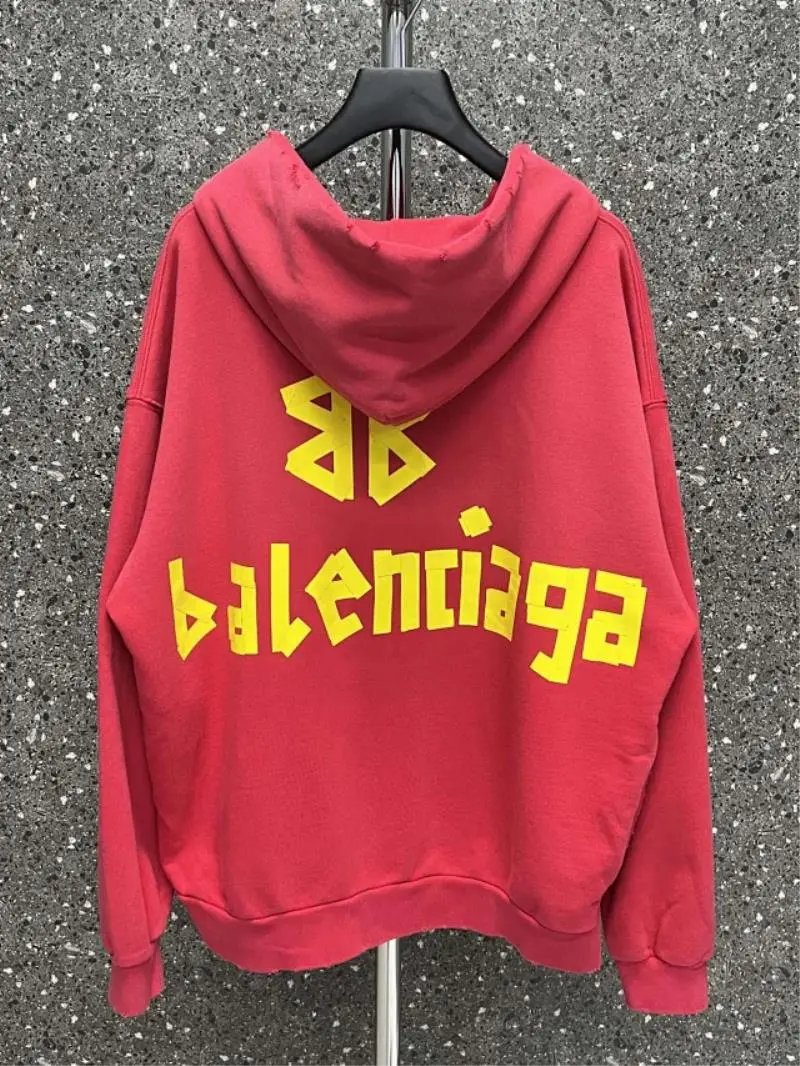 Balenciaga Red Hoodie