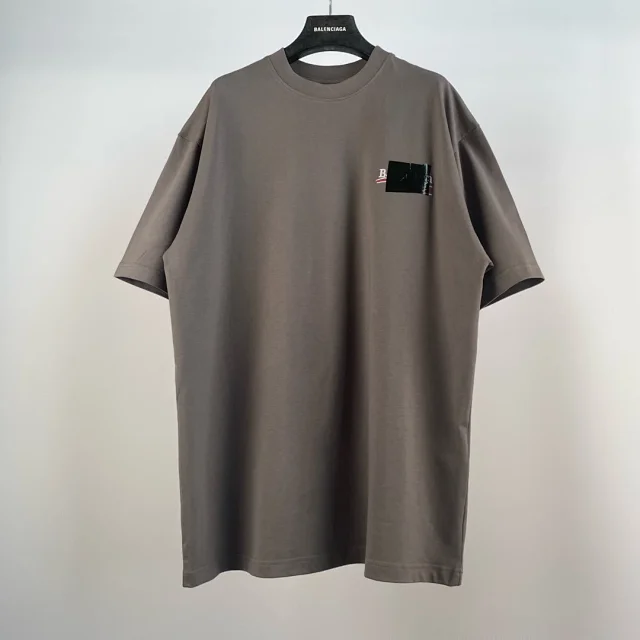 Balenciaga Brown Oversized T-Shirt