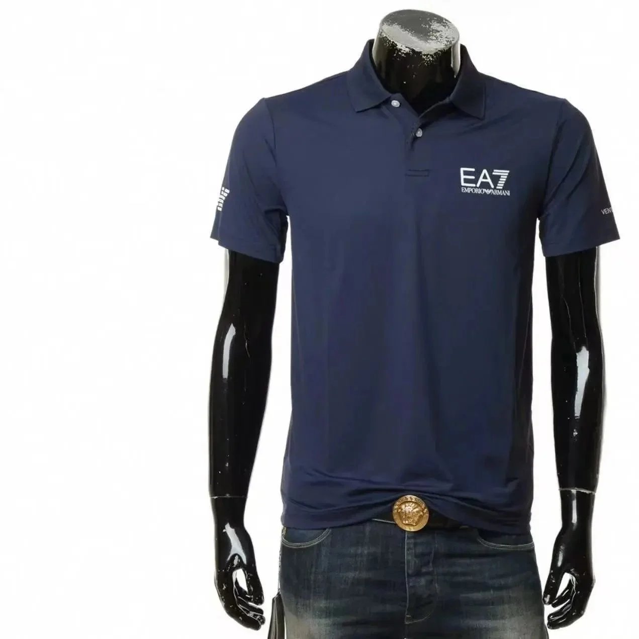 EA7 Blue Polo Shirt
