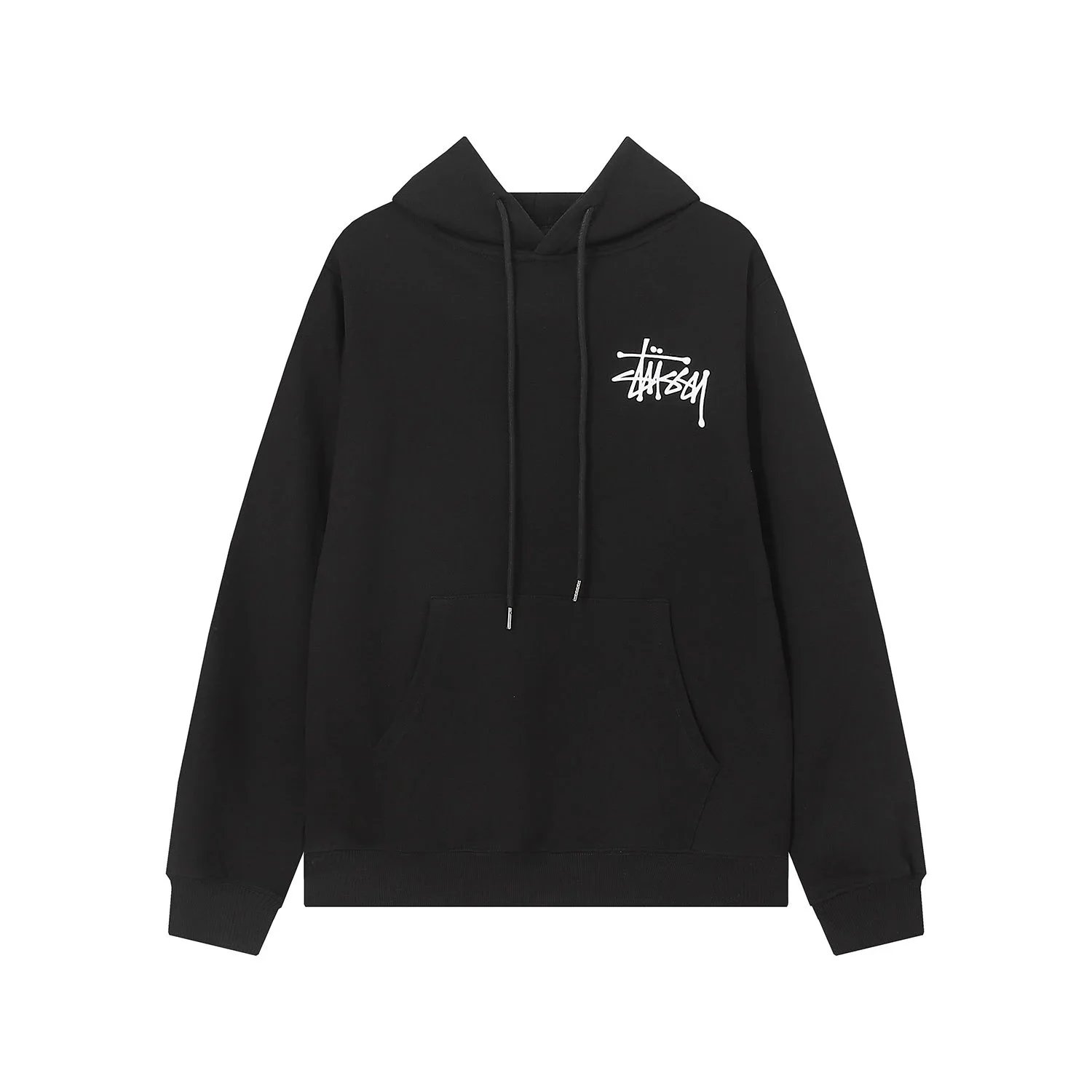 Stussy Black Hooded Sweatshirt