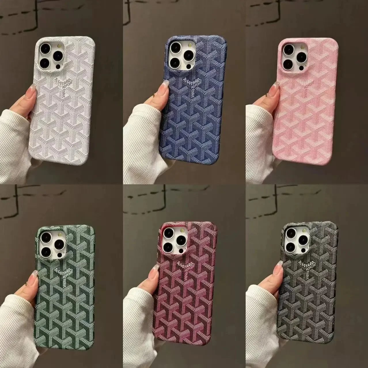 Goyard Patterned iPh