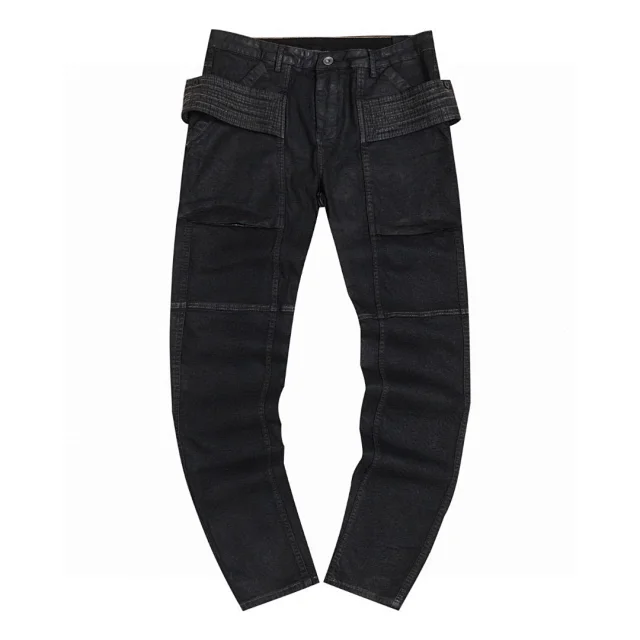 Black Cargo Jeans