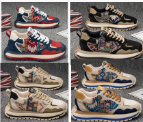 Nike Red and Blue Low Top Sneakers