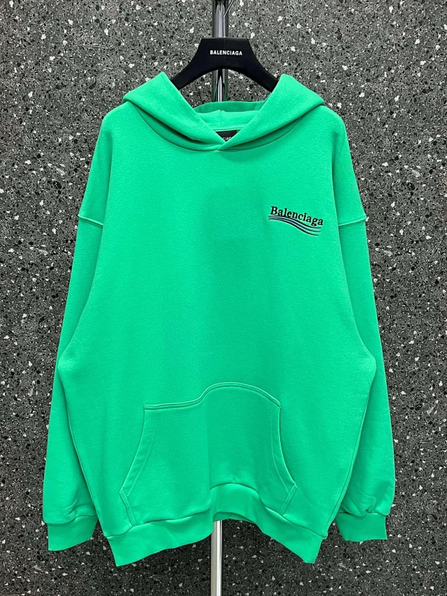 Balenciaga Green Hoodie