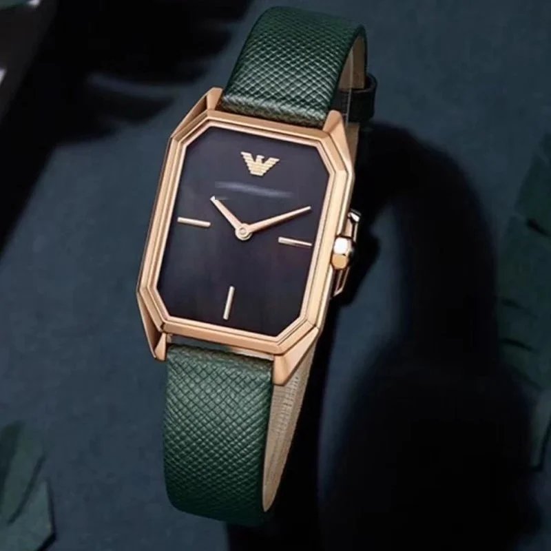 Armani Green Leather
