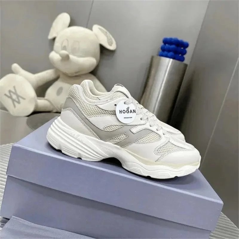 Hogan White Mesh Sne