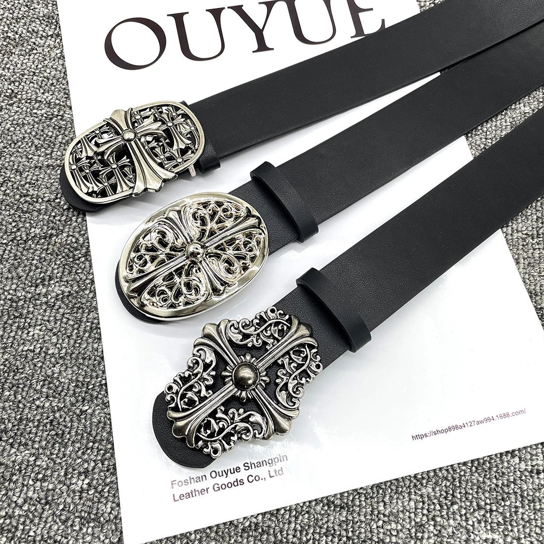 Ouyue Black Leather 