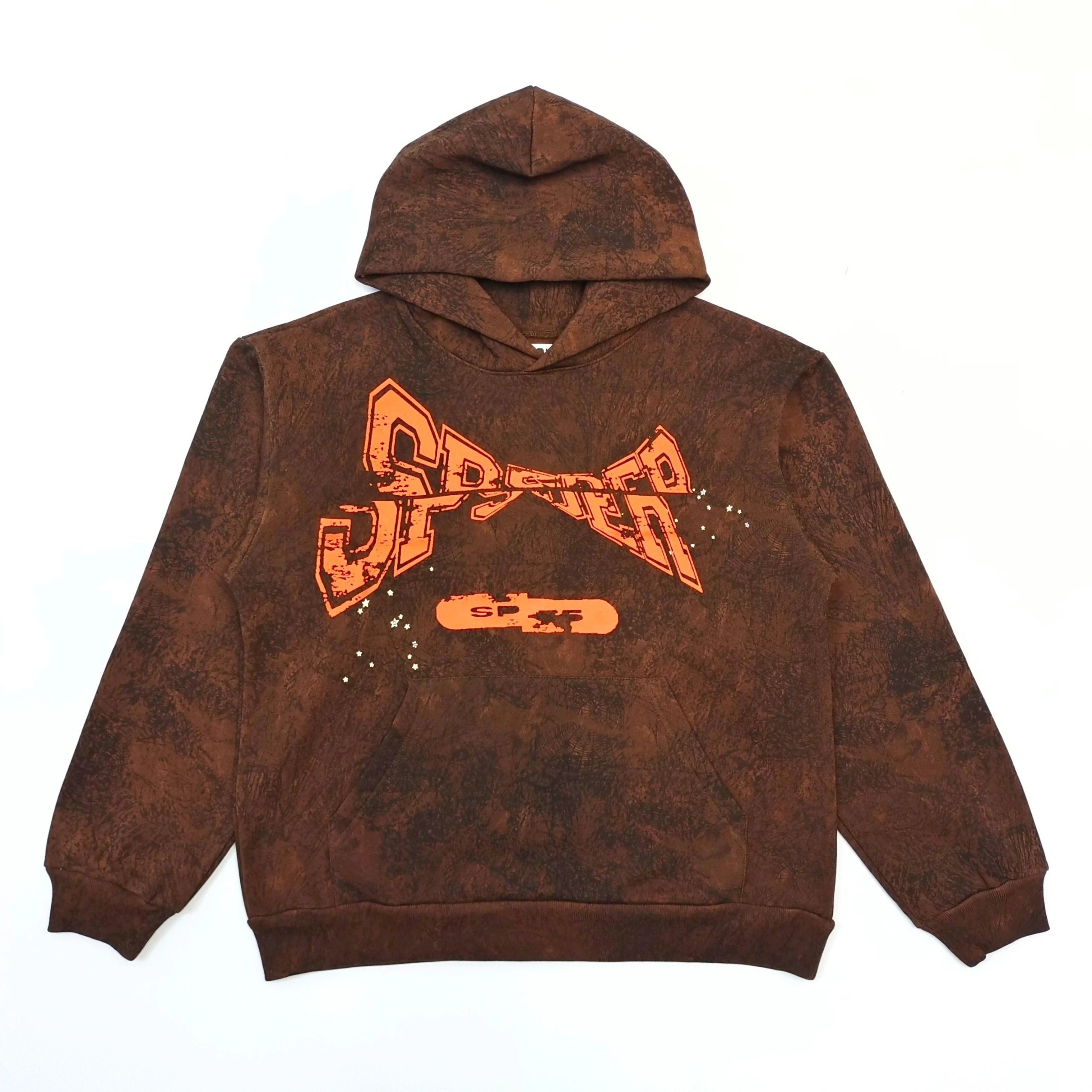 SPIDER Brown Hooded Sweatshirt