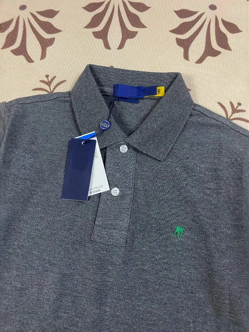 Ralph Lauren Grey Short Sleeve Polo