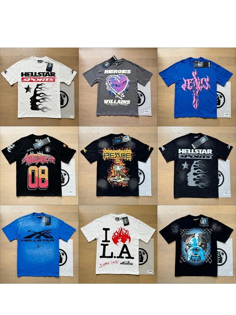 Hellstar Sports Graphic T-Shirt Collection