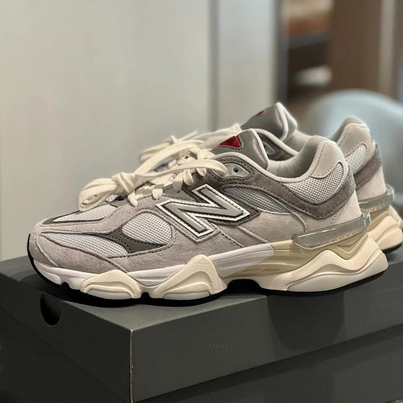 New Balance Grey Chunky Sneakers